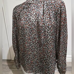 Scotch & Soda Nwt Animal Print Blouse Size 38